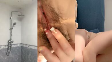 邻家妹妹露脸全裸自慰，洗澡全裸，近景特写粉嫩小蝴蝶，刺激阴蒂，有很多白浆渗出